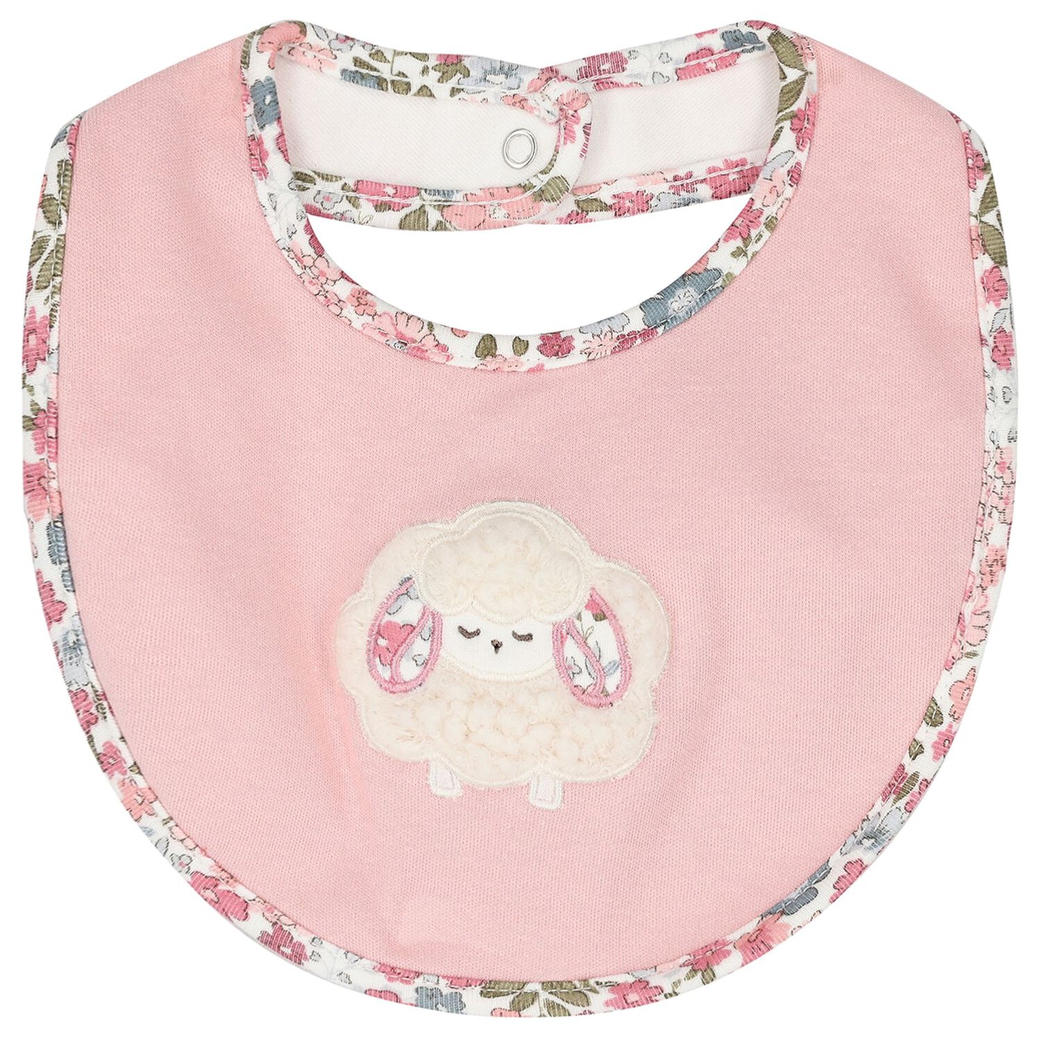 Baby Girls Ivory & Pink Bibs ( 2-Pack ), 1, hi-res