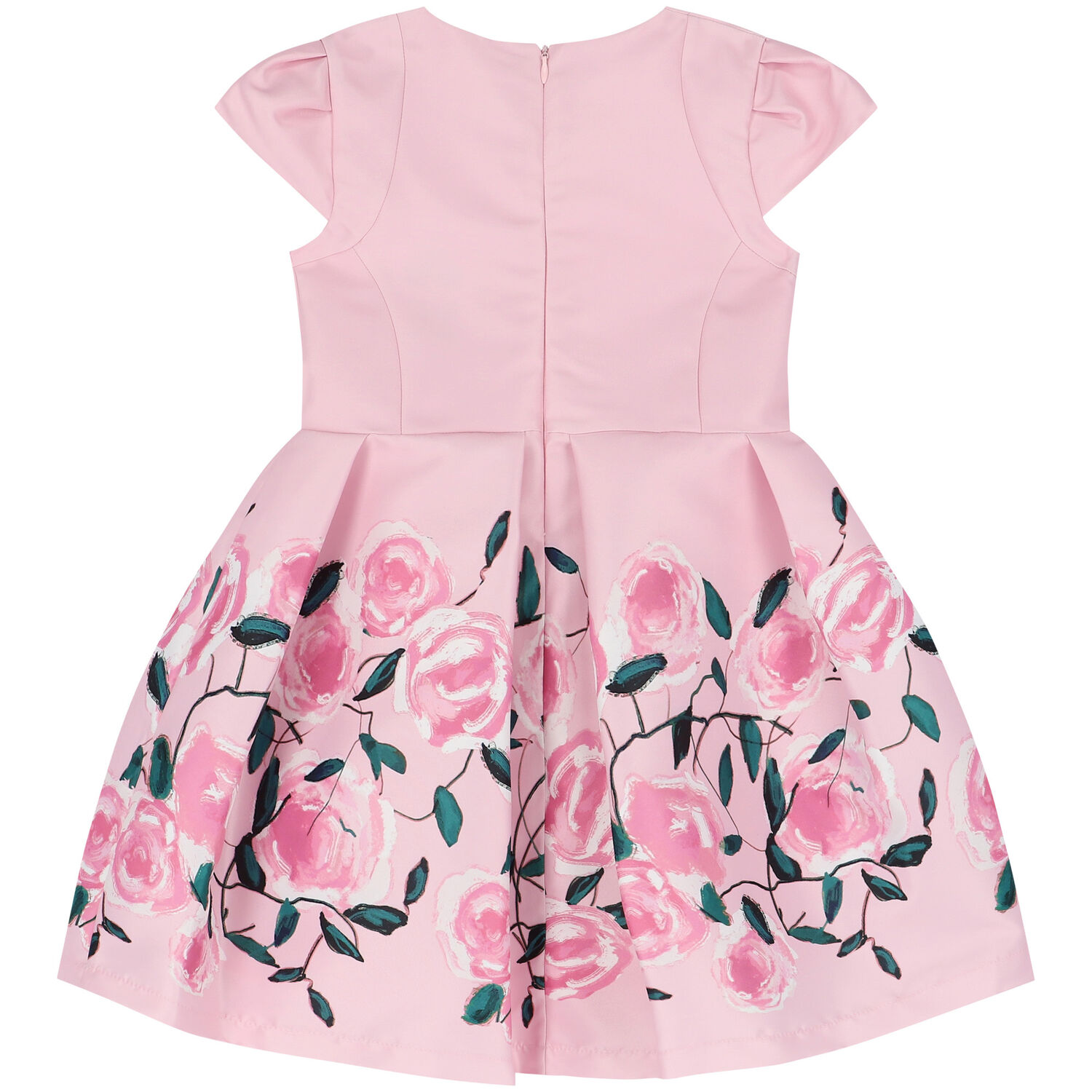 Girls Pink Floral Dress, 1, hi-res image number null