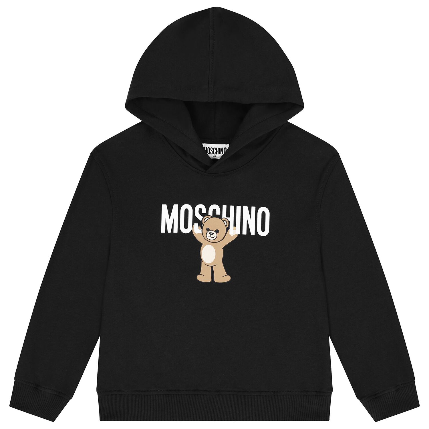 سويت شيرت بالشعار بطبعه تيدى بير باللون الاسود, 3, hi-res