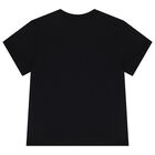 Black Teddy Bear Logo T-Shirt, 5, hi-res