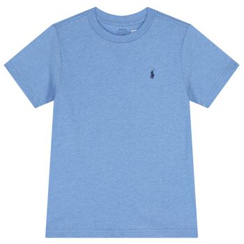 Ralph Lauren Boys Blue Logo T-Shirt, 1 Boys Blue Logo T-Shirt