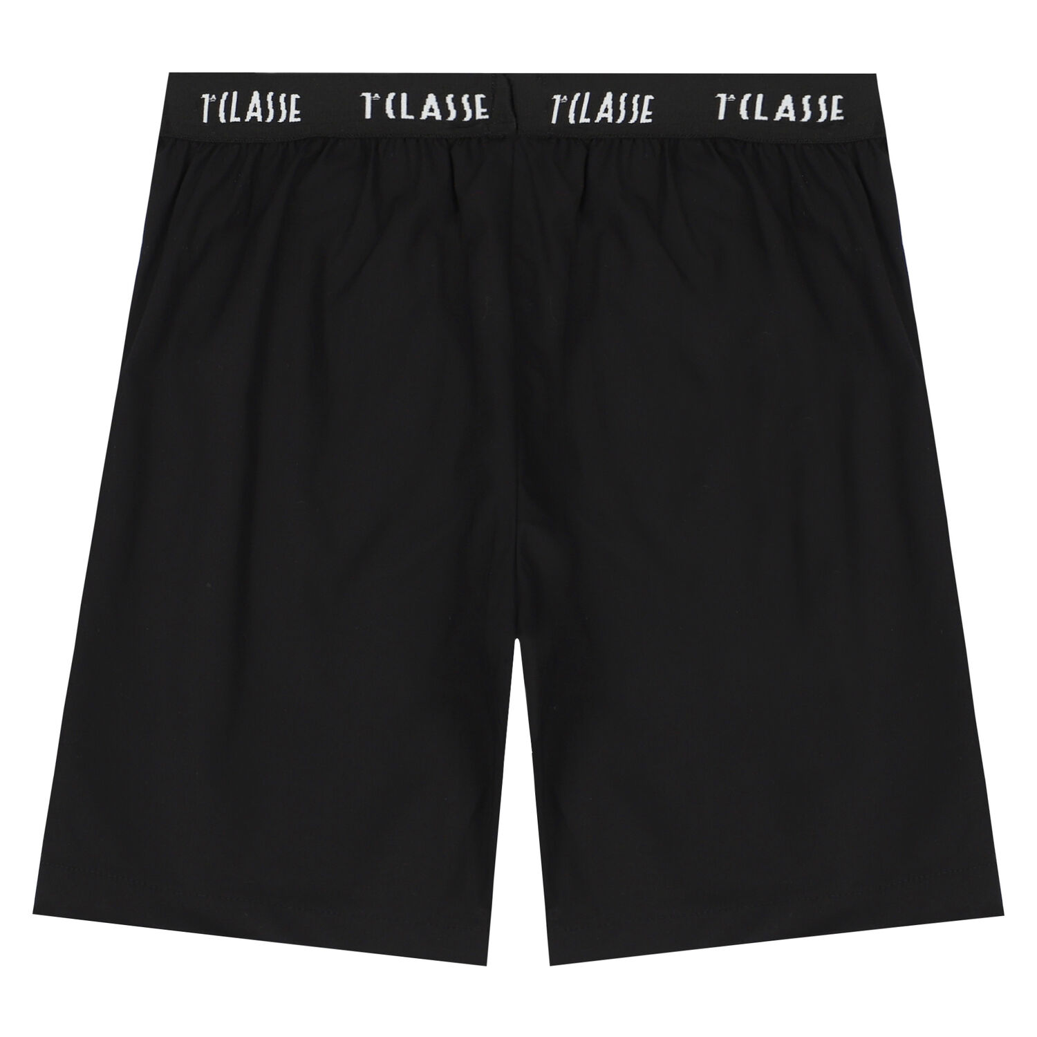 Boys Black Logo Shorts, 1, hi-res