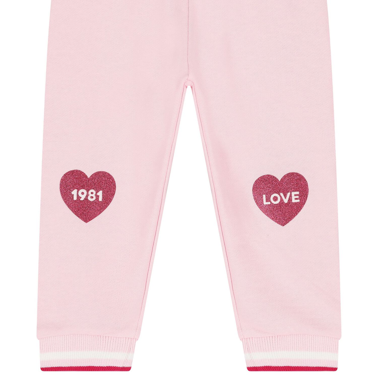 Baby Girls Pink Logo Tracksuit, 2, hi-res