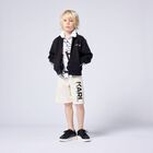Boys Ivory Logo Shorts, 2, hi-res