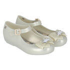 Girls Ivory Bow Jelly Shoes, 1, hi-res