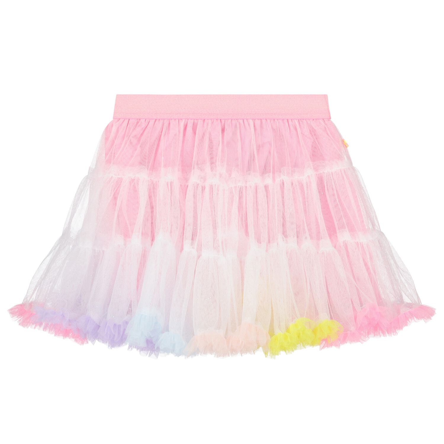 Girls White & Pink Tulle Skirt, 1, hi-res image number null
