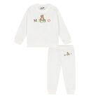 Younger Ivory Teddy Bear Logo Tracksuit, 1, hi-res