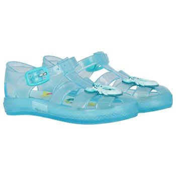 Younger Boys Blue Jelly Sandals