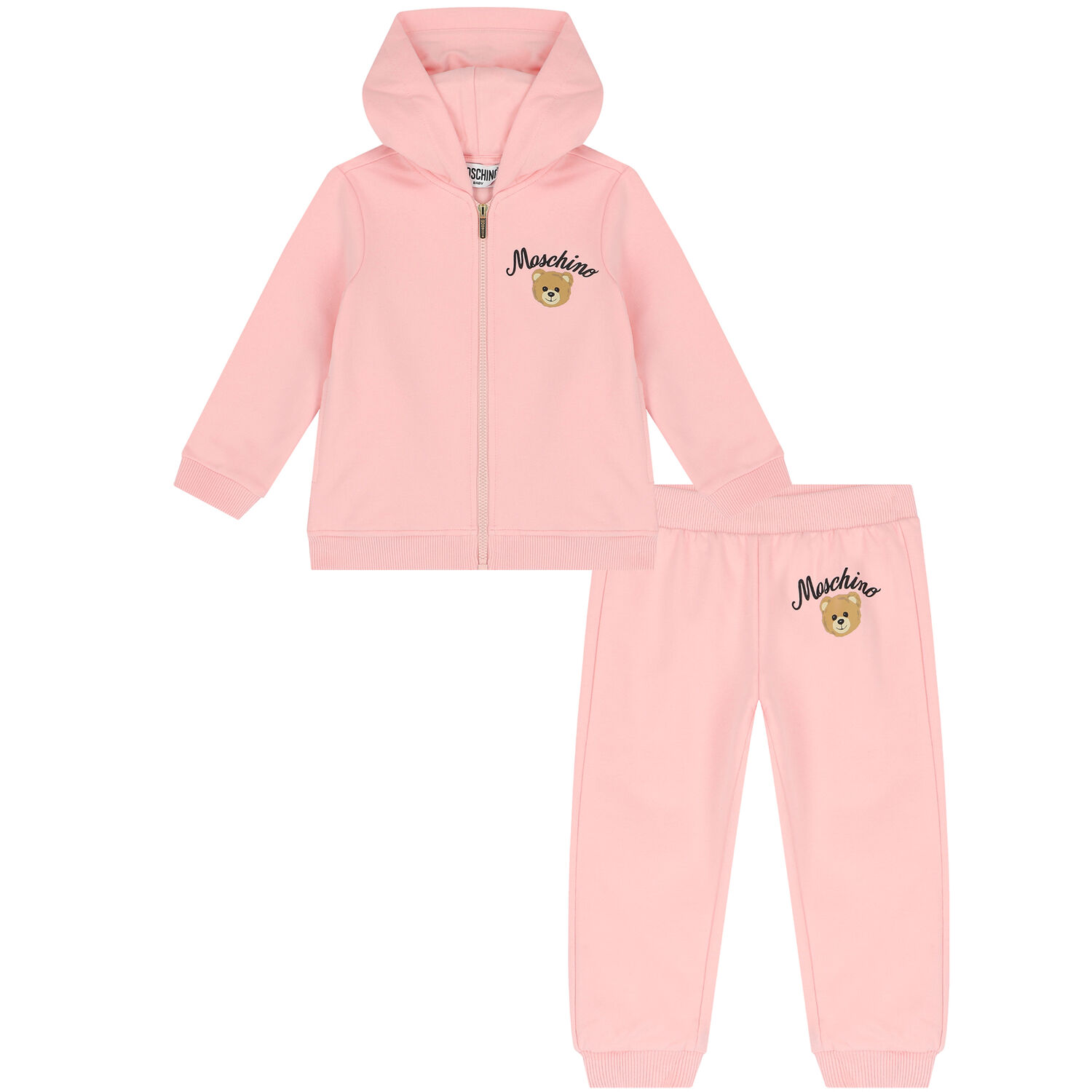 Pink Teddy Bear Logo Tracksuit, 3, hi-res image number null
