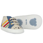 طقم حذاء أولاد قبل المشي باللون العاجى, 1, hi-res