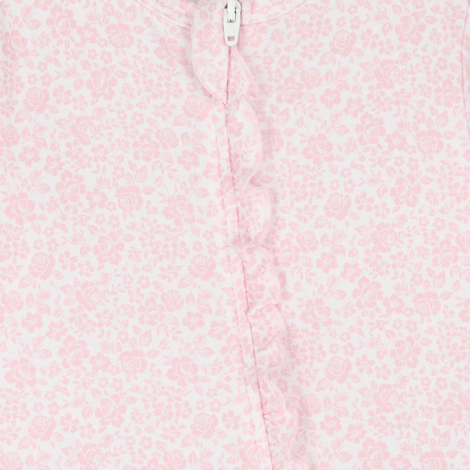 Baby Girls Pink Floral Babygrow, 1, hi-res