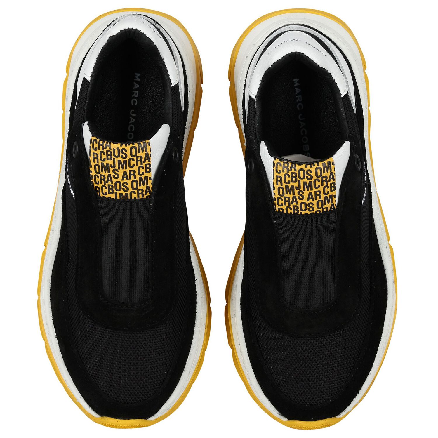 حذاء رياضي بالشعار باللون الأسود, 1, hi-res