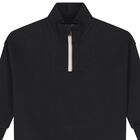 Boys Black Logo Sweatshirt, 1, hi-res