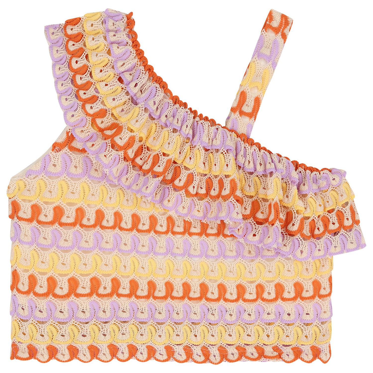 Girls Multi-Coloured Knitted Shorts Set, 1, hi-res