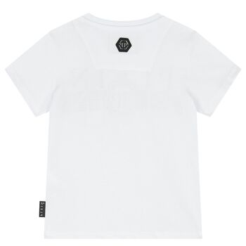Boys White Logo T-Shirt