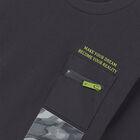 توب بأكمام طويلة باللون الرمادي للأولاد, 1, hi-res