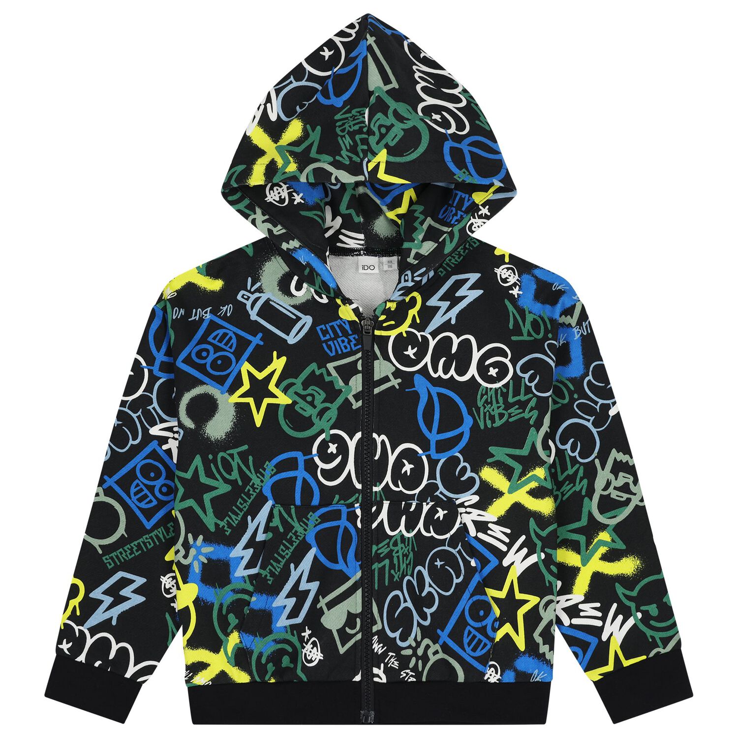 Boys Black & White Tracksuit Set, 1, hi-res