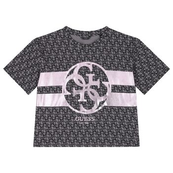 Girls Grey Logo T-Shirt