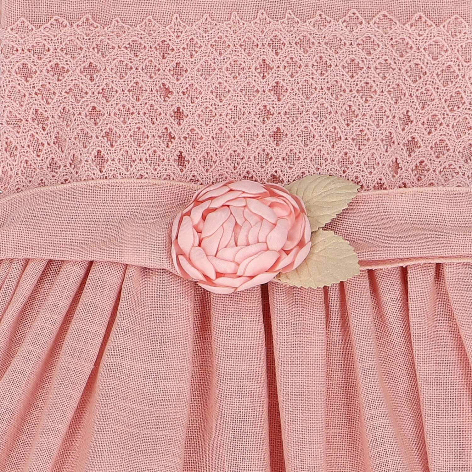 فستان بنات للمناسبات الخاصة باللون الوردي, 1, hi-res