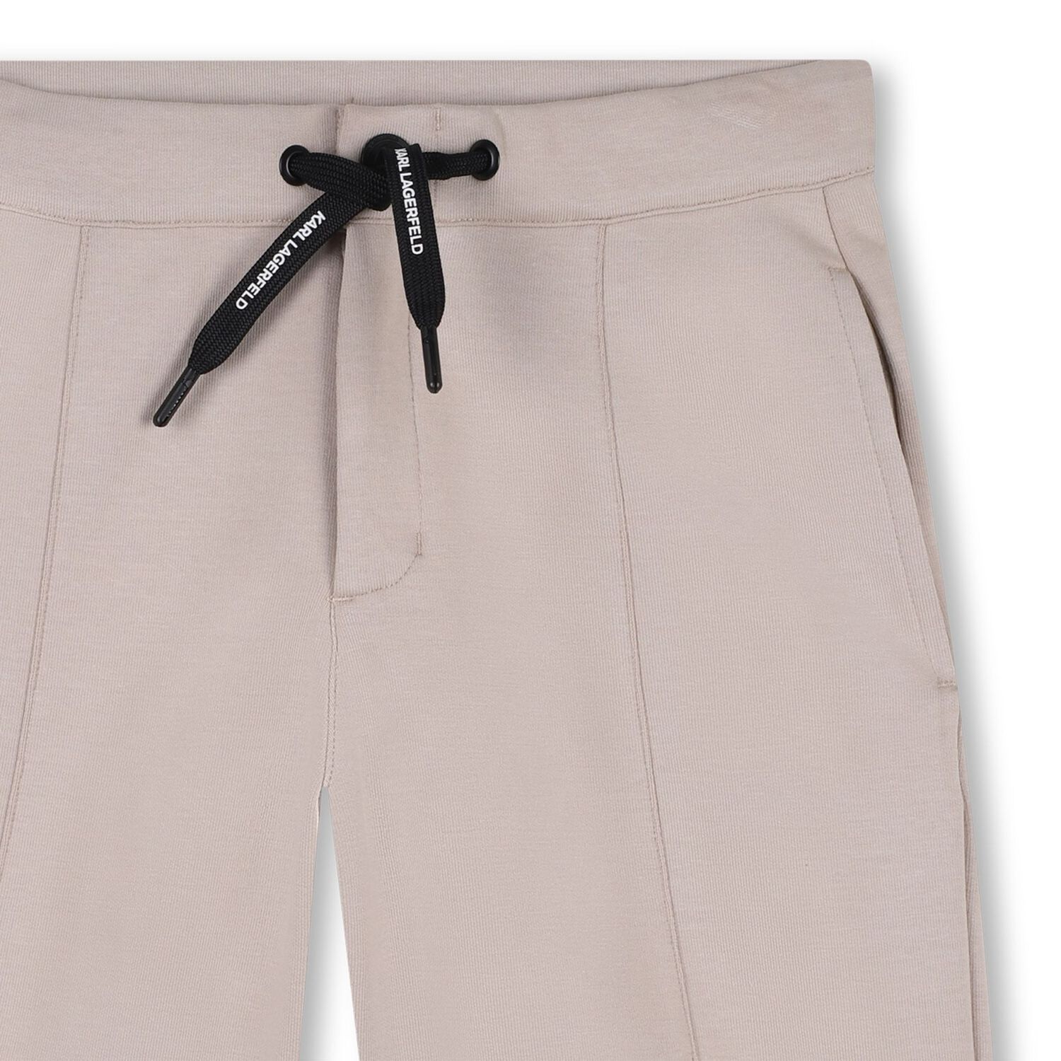 Boys Beige Logo Shorts , 1, hi-res