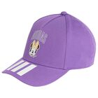 Girls Purple Disney Logo Cap, 1, hi-res