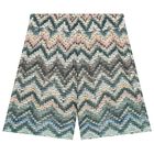 Boys Multi-Coloured Zig Zag Swim Shorts, 1, hi-res
