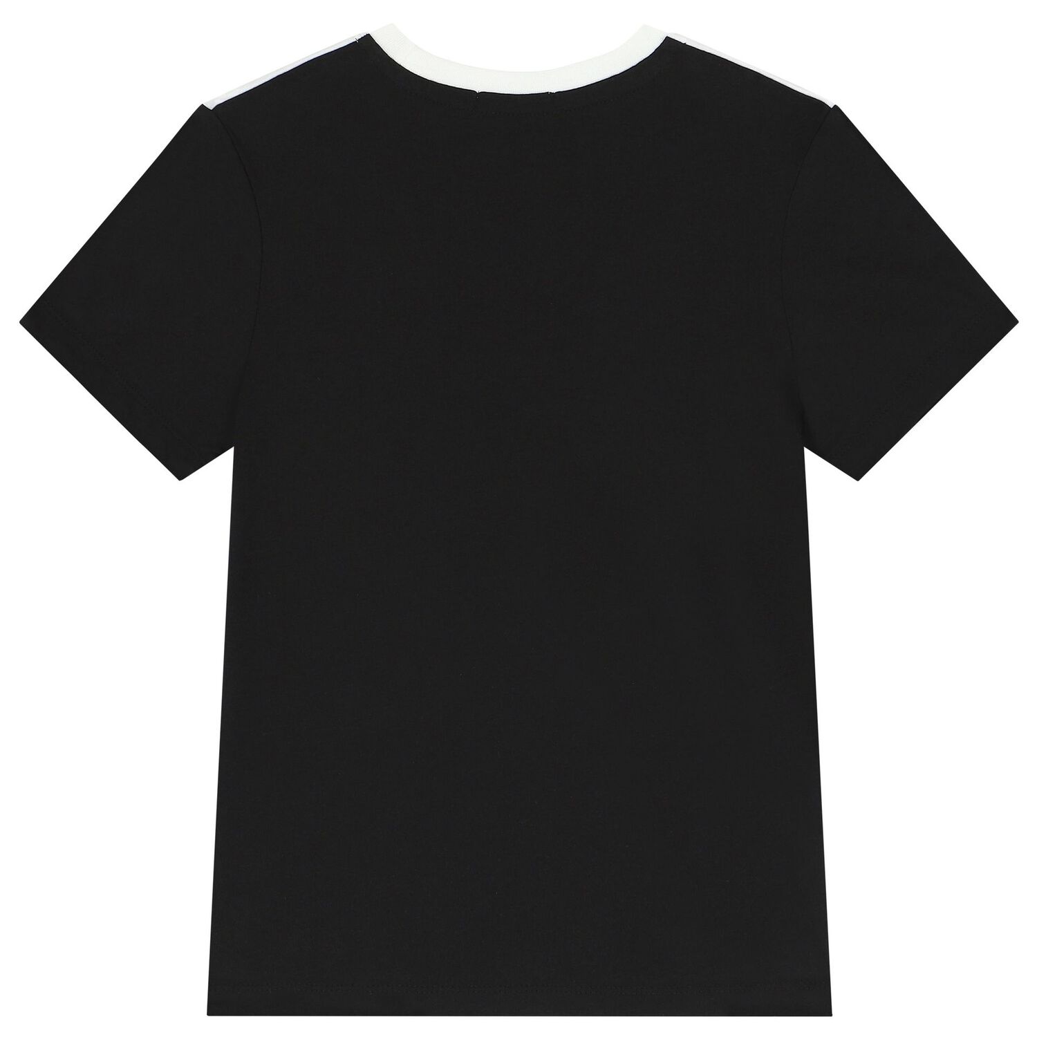 Boys White & Black Logo T-Shirt, 1, hi-res
