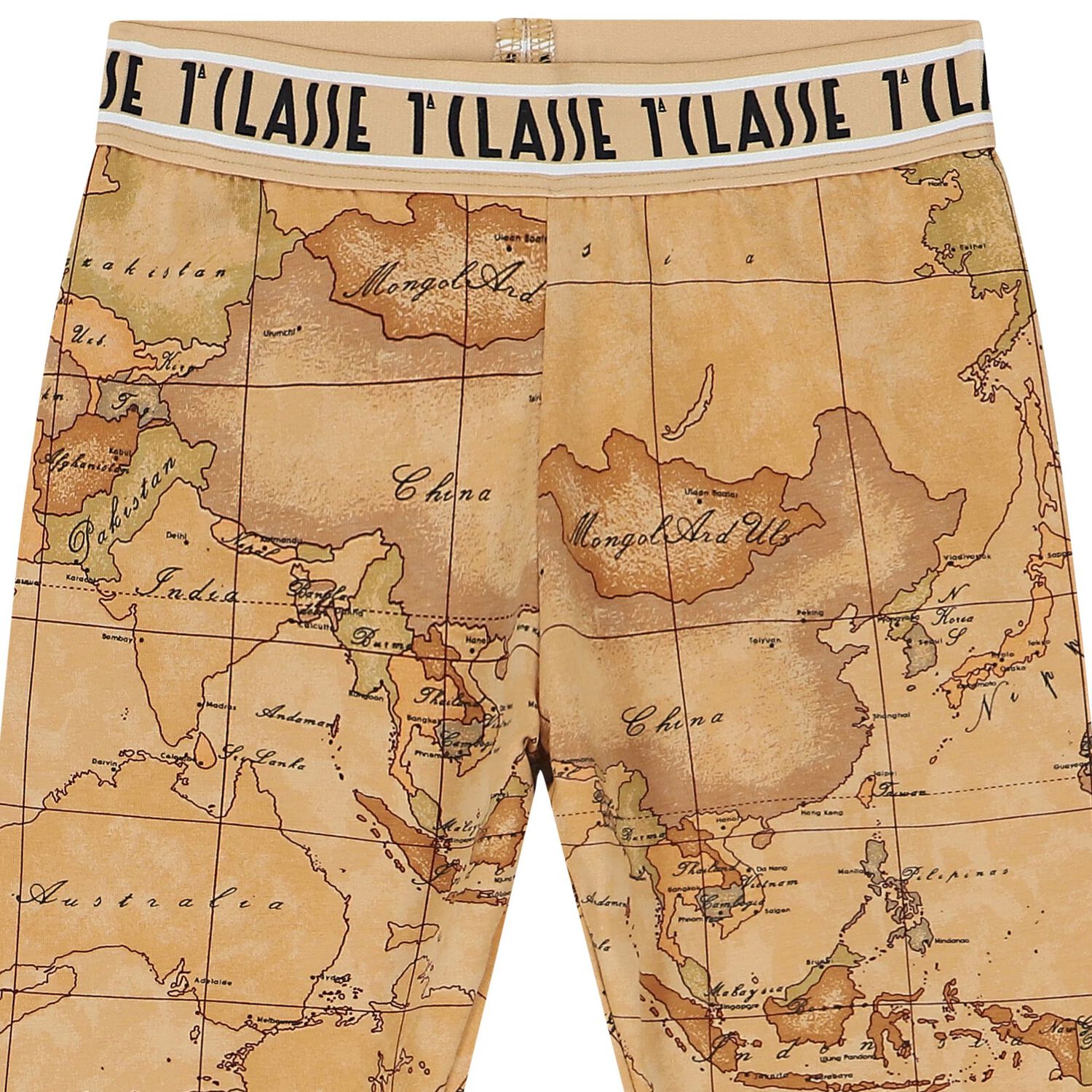 ليغنز بنات بطبعة خريطة باللون البيج, 1, hi-res image number null