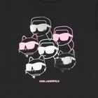 فستان تشيرت من شوبيت آند كارل باللون الاسود للبنات , 1, hi-res