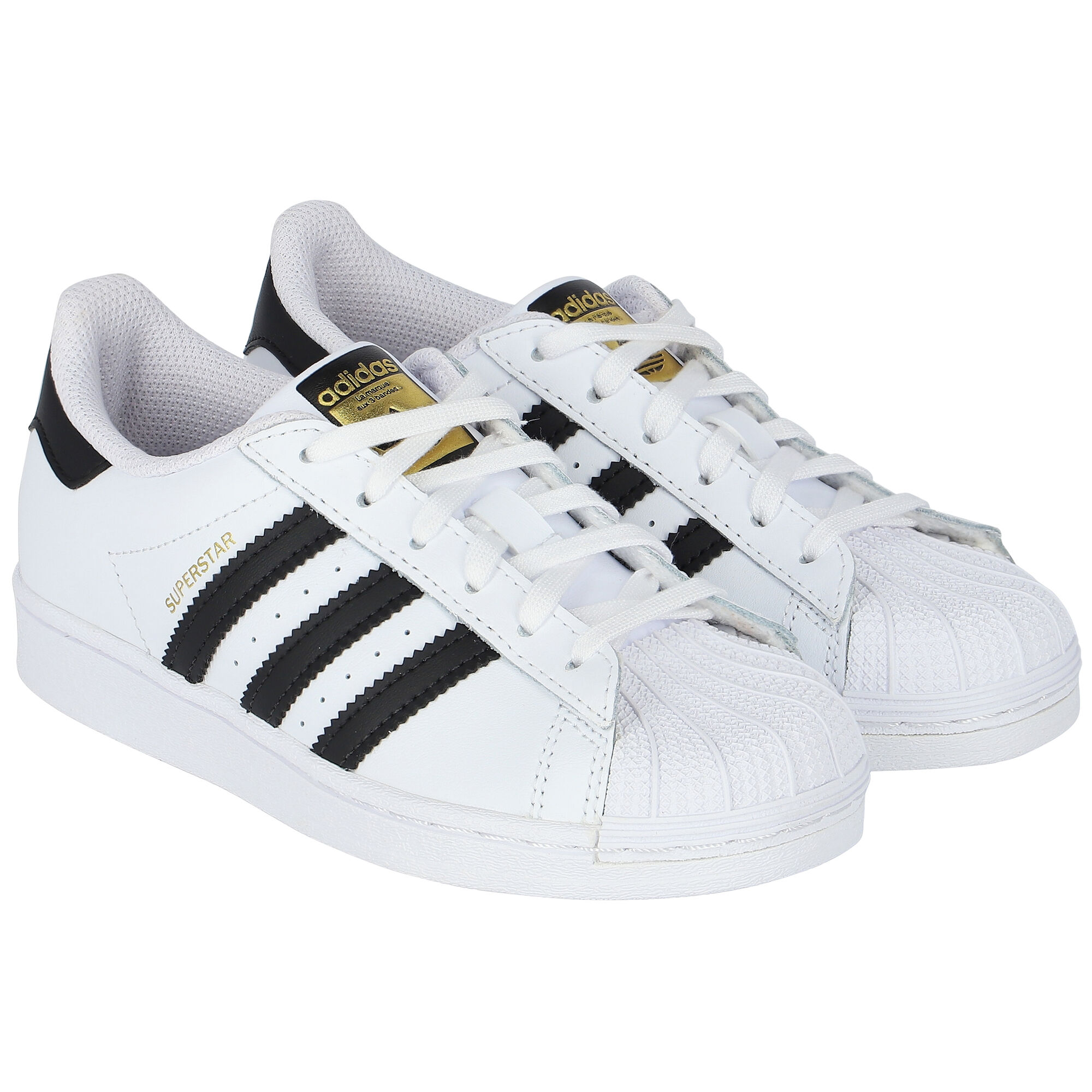 Adidas Kids White Superstar Trainers Junior Couture QA