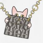 Girls White Bag T-Shirt, 1, hi-res