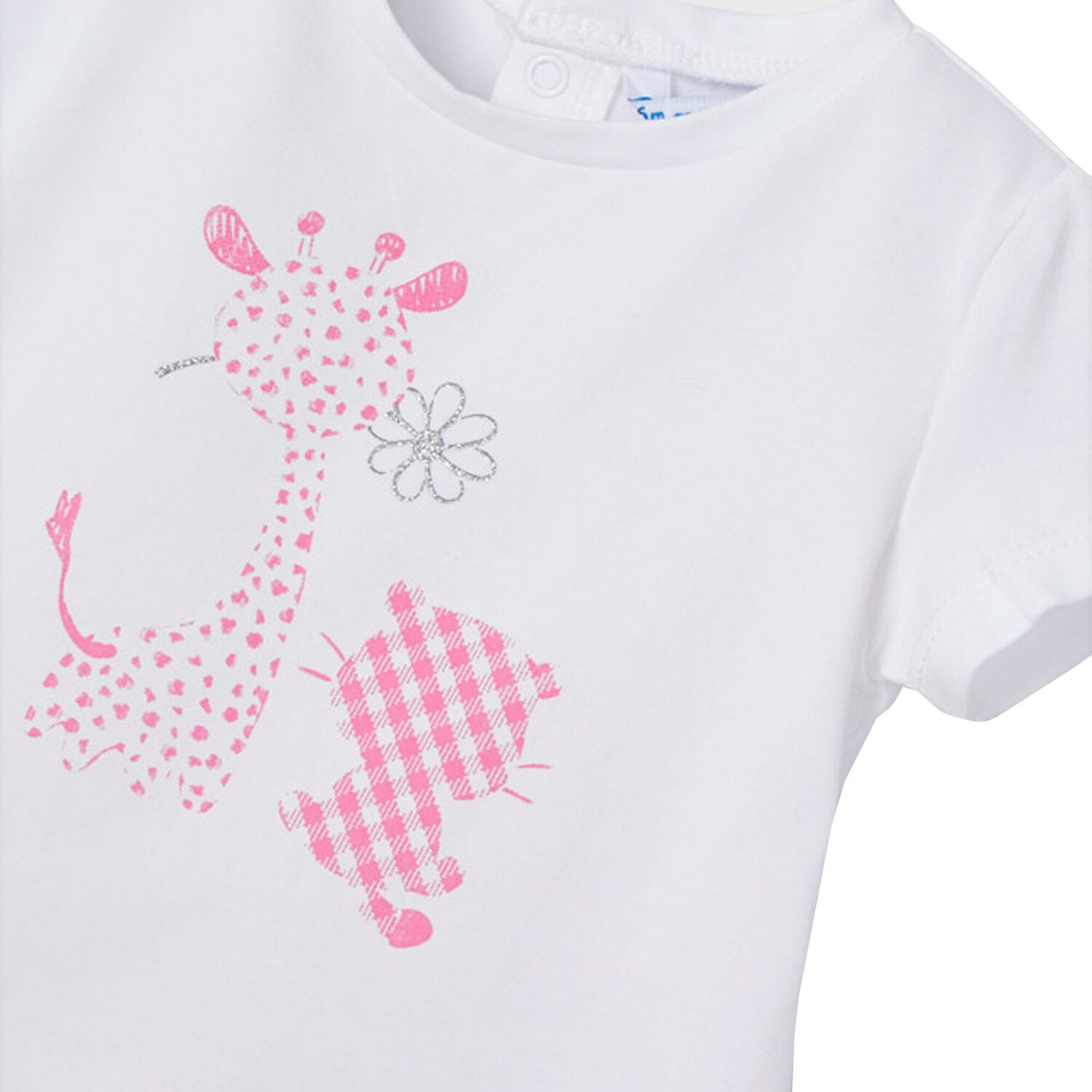 Younger Girls Pink Gingham Shorts Set, 1, hi-res image number null