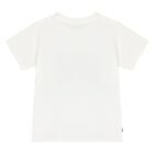 طقم شورت أولاد بطبعة ديناصور باللون الأبيض والبيج, 2, hi-res