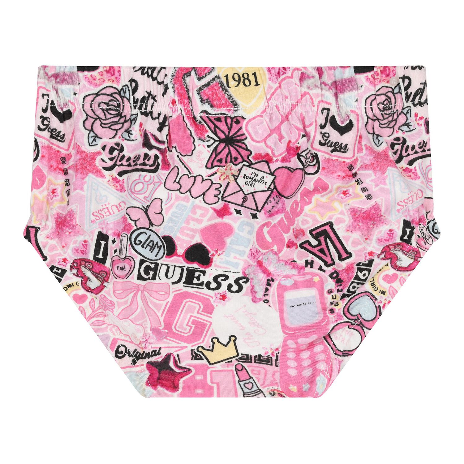 Baby Girls Pink Logo Dress Set, 2, hi-res image number null