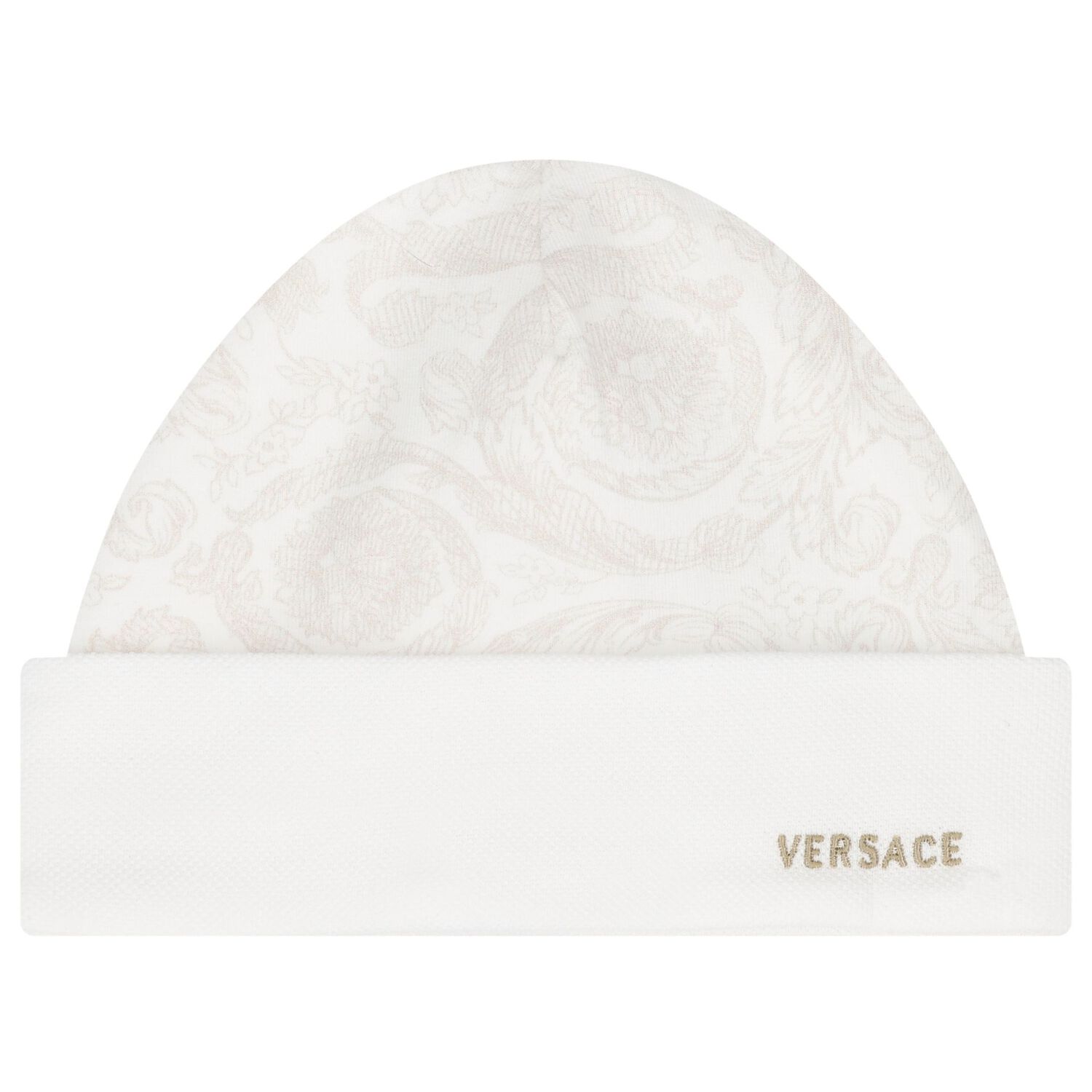 Ivory & Beige Barocco Logo Baby Gift Set, 1, hi-res