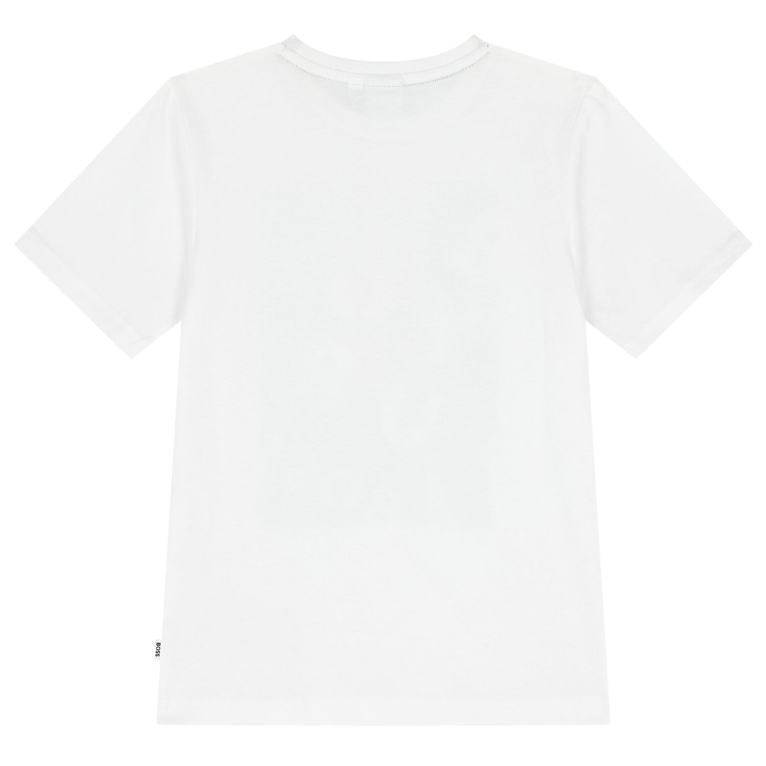 Boys White Logo T-Shirt, 1, hi-res image number null