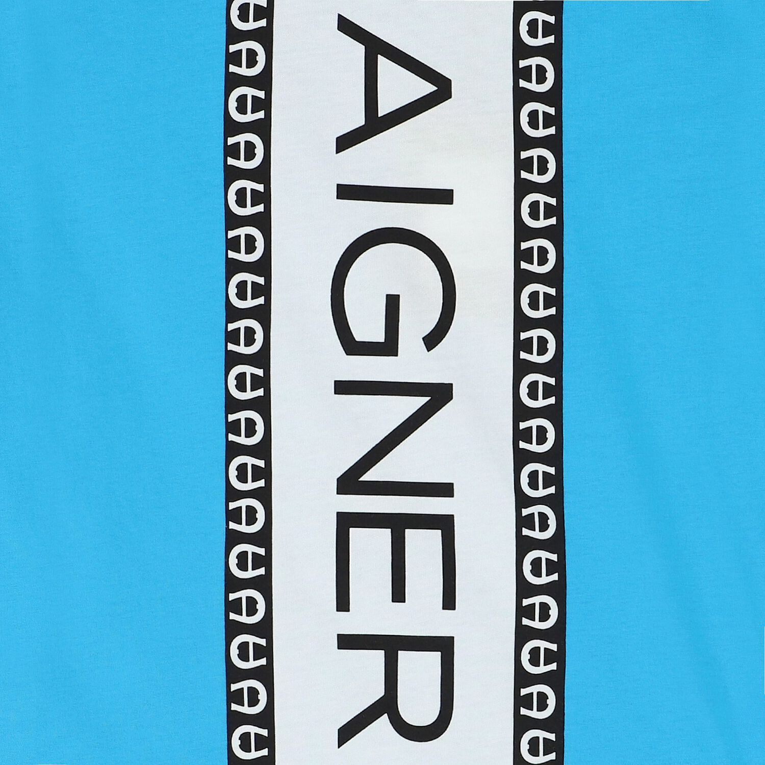 تيشيرت أولاد بالشعار باللون الأزرق, 3, hi-res