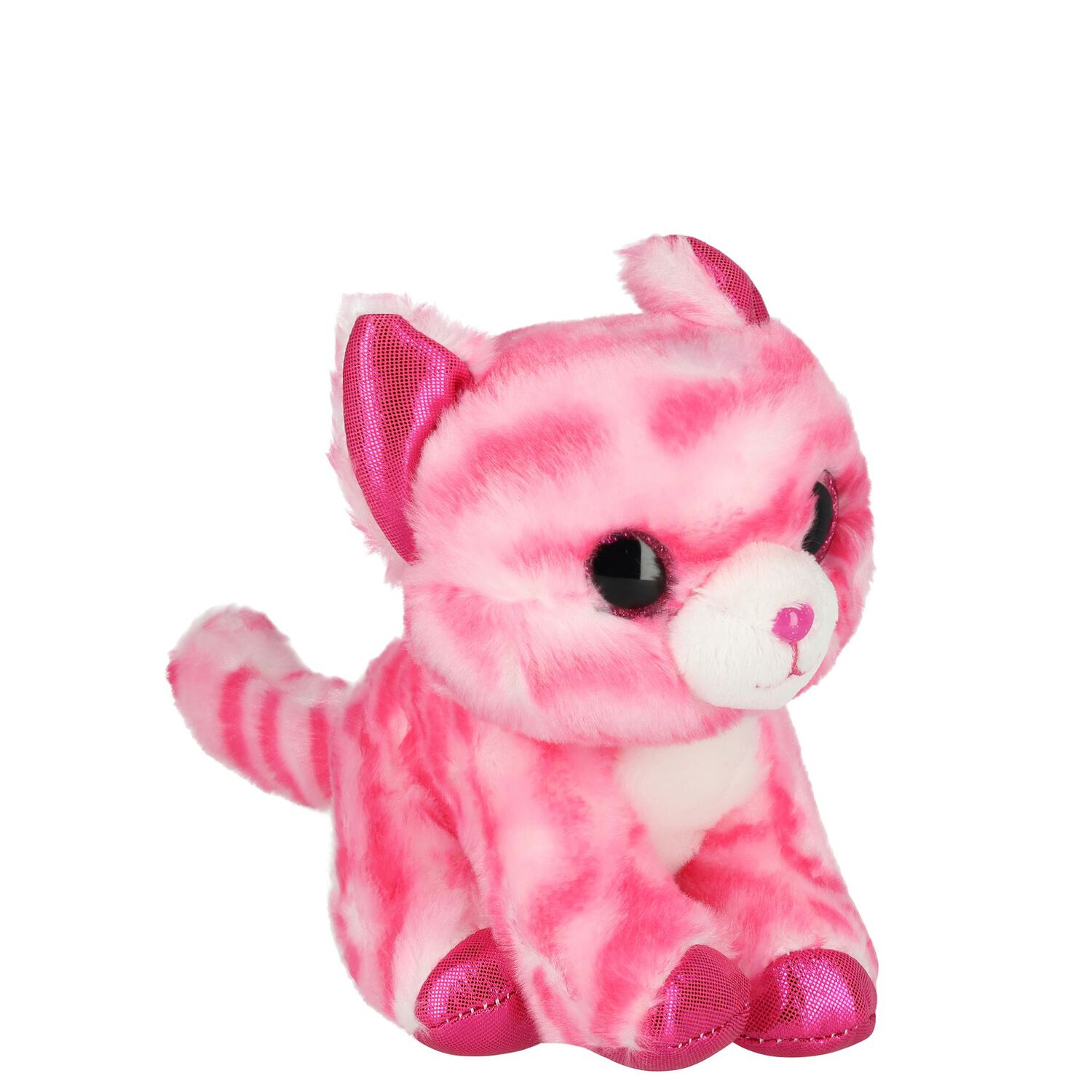 Girls Pink & White Crystal Pink Cat ( 17CM ), 1, hi-res