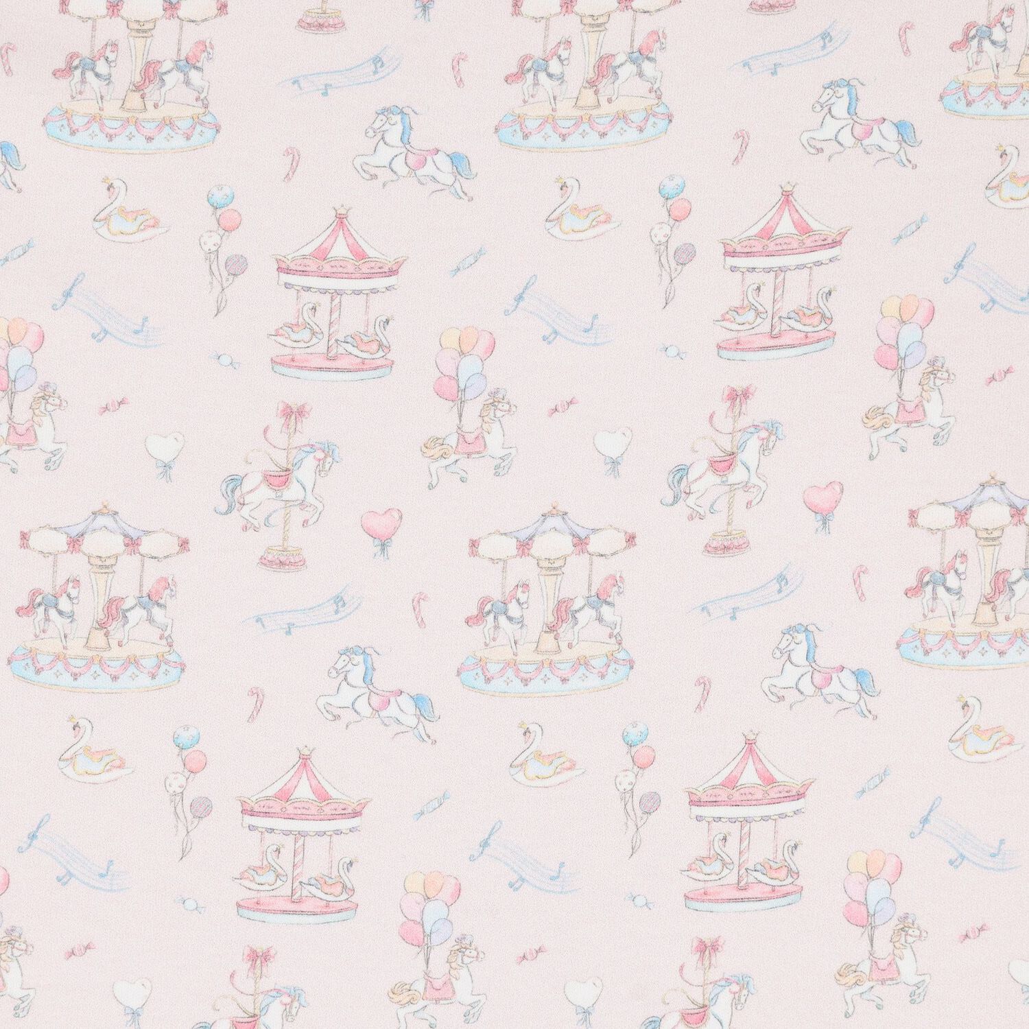 Baby Girls Pink Carousel Nest, 1, hi-res