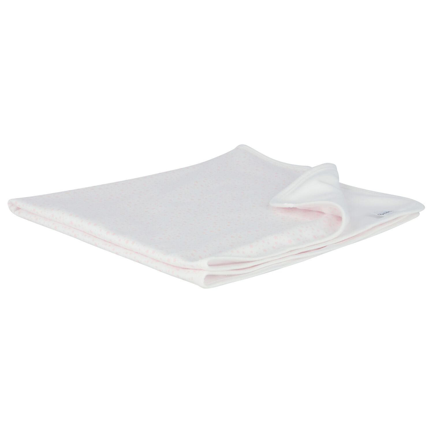 Girls White & Pink Stars Baby Blanket, 3, hi-res image number null
