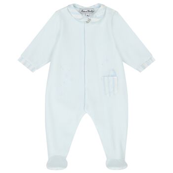 Baby Boys Blue Babygrow