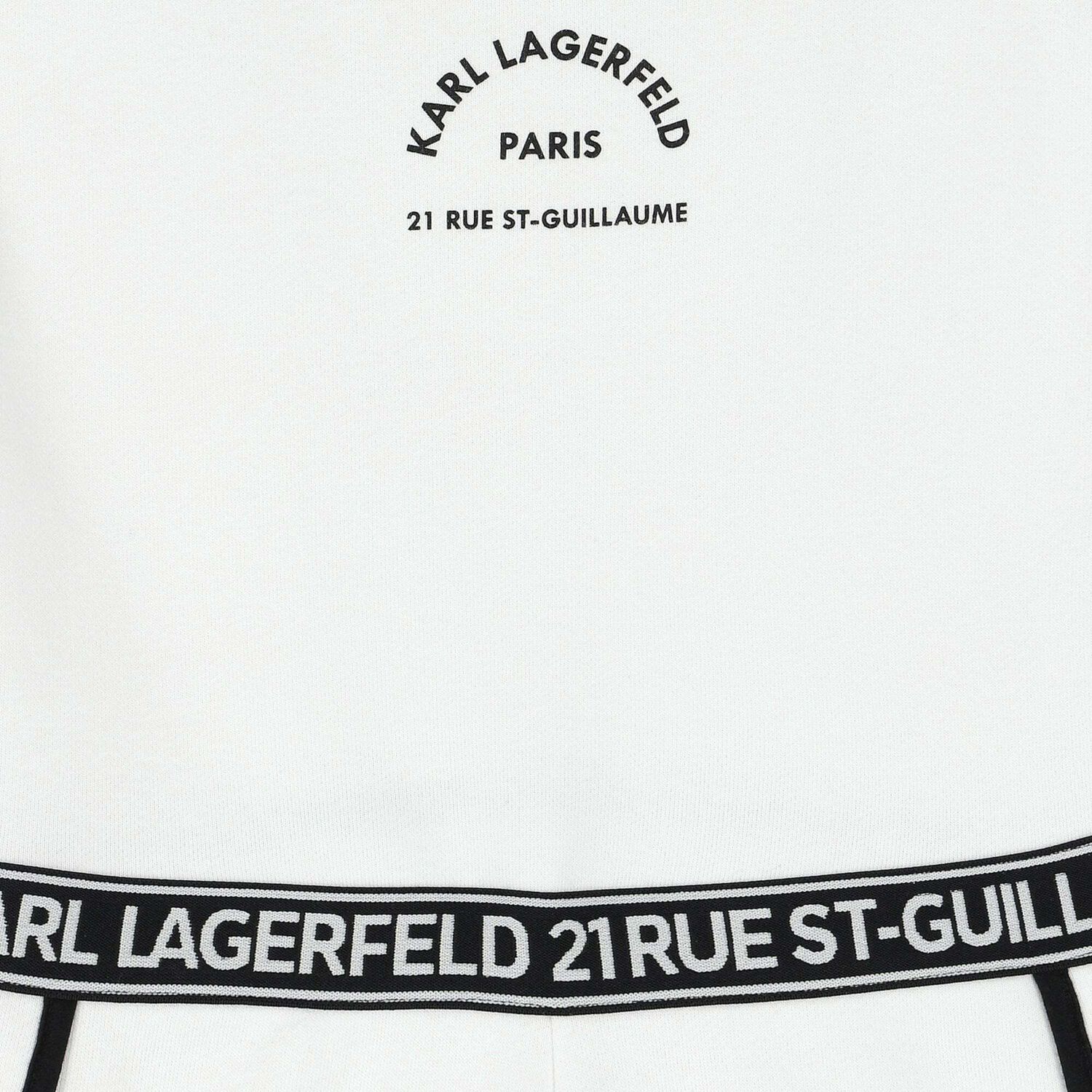 بلايسوت بالشعار باللون الابيض للبنات, 1, hi-res image number null