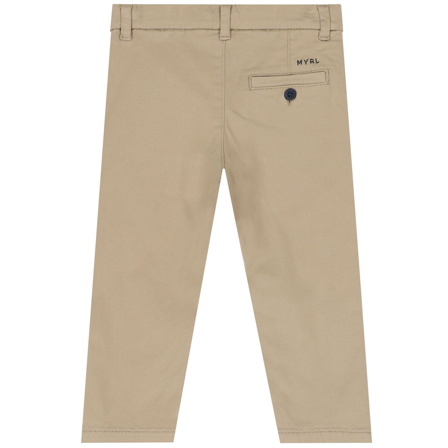 Younger Boys Beige Chino Trousers, 2, hi-res image number null