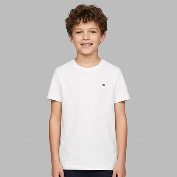 Boys White Logo T-Shirt