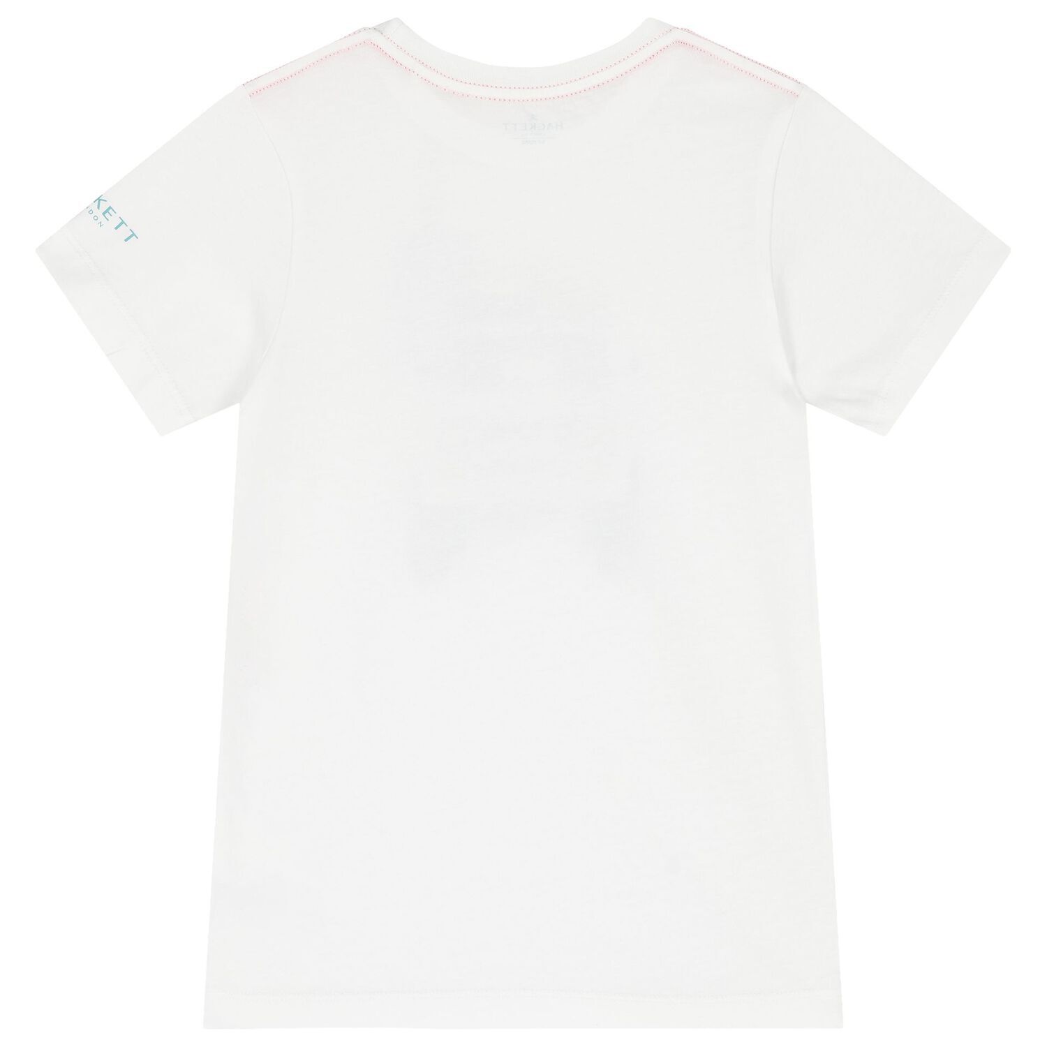 Boys White Logo T-Shirt, 2, hi-res