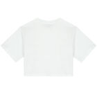 تيشيرت بالشعار باللون الابيض و البنك للبنات , 3, hi-res