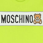 تيشيرت بالشعار باللون الأخضر الليموني للأولاد, 1, hi-res