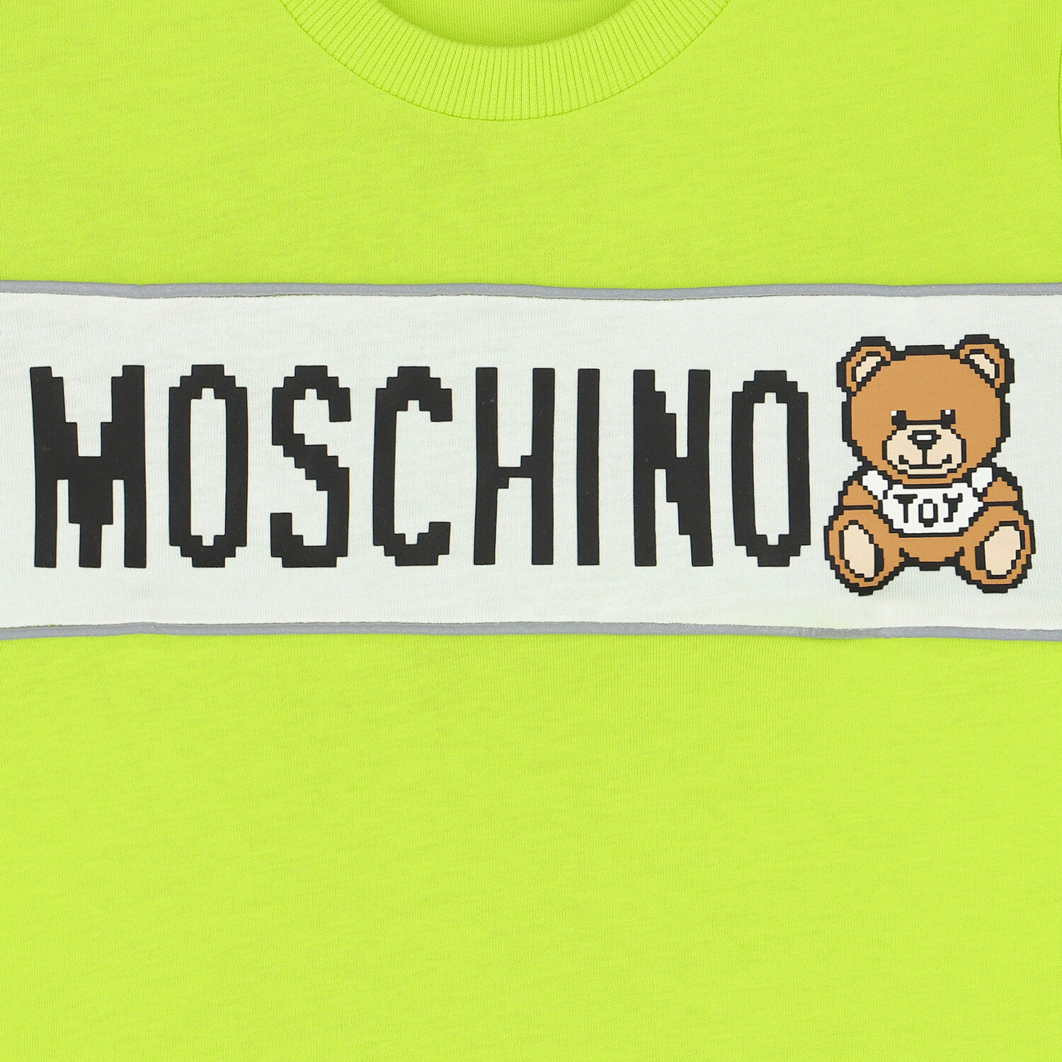 تيشيرت بالشعار باللون الأخضر الليموني للأولاد, 1, hi-res