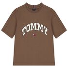 Boys Brown Logo T-Shirt, 2, hi-res