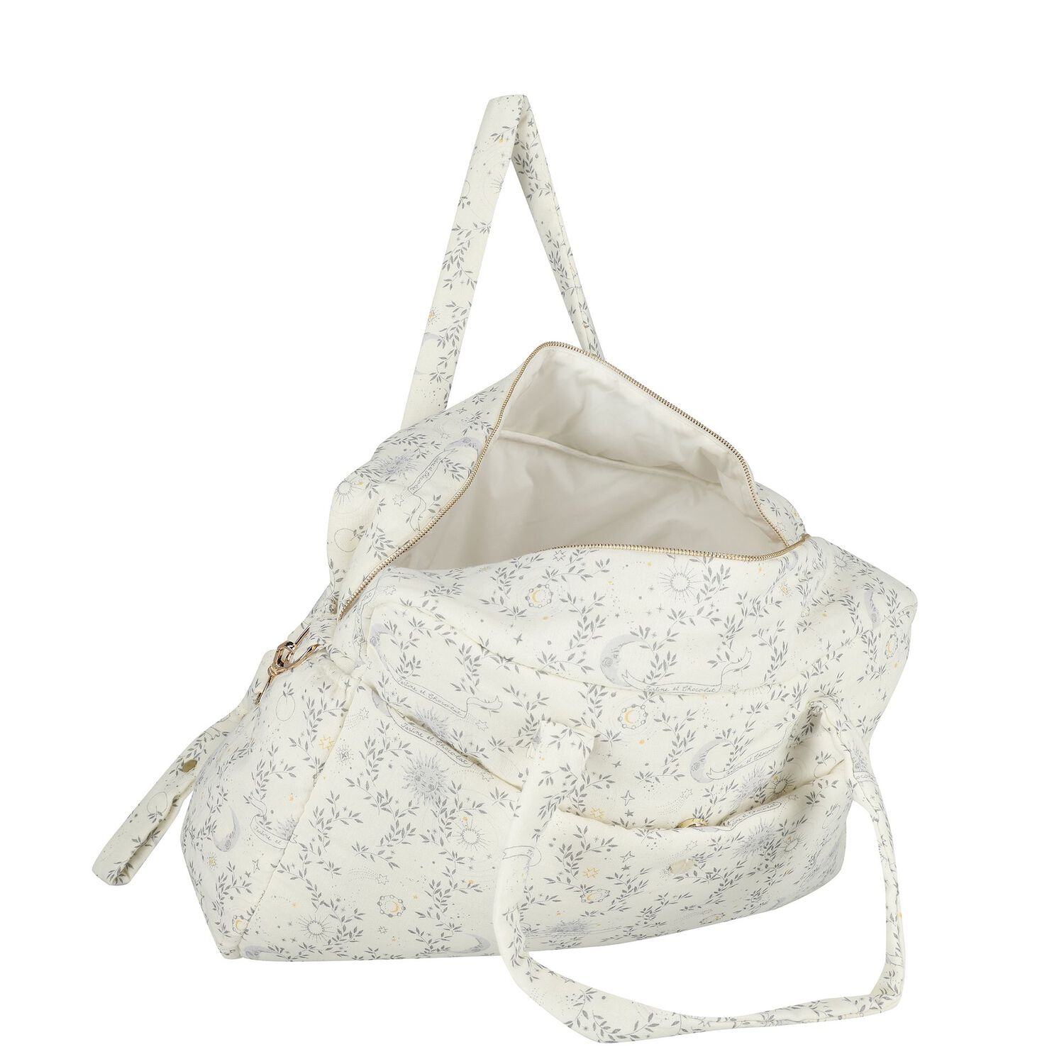 Ivory & Grey R&ecirc;ve &eacute;toil&eacute; Baby Changing Bag, 1, hi-res